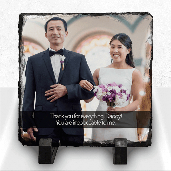 Photo Plaque with Text Bar