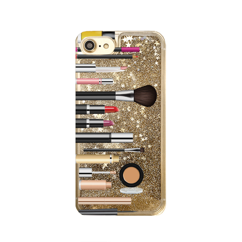 Liquid Glitter Makeup Phone Cases