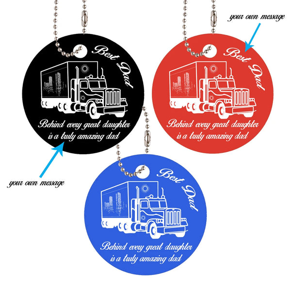 Personalized Truck Driver Tag / Keychain